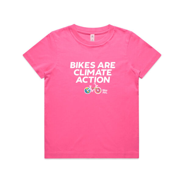 Bikes are Climate Action – Kids tee (2-16 years) Thumbnail