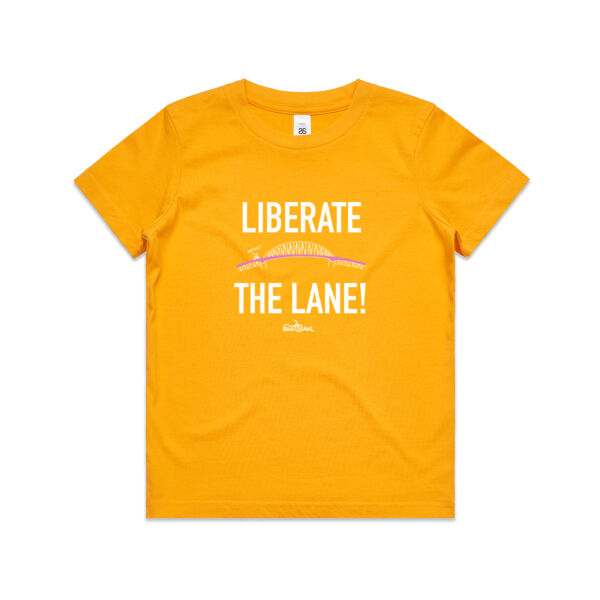 Liberate the Lane – Kids tee (2-16 years) Thumbnail